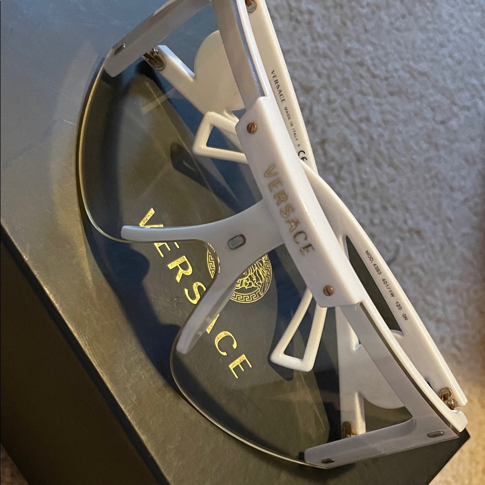 Versace White and Gold Sunglasses. Make your BEST OFFER!
